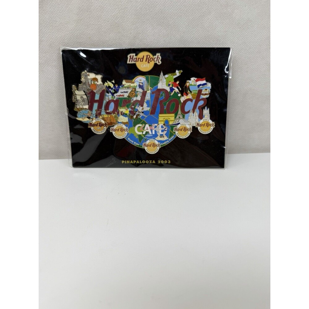 Hard Rock Cafe Pinapalooza 2003 Puzzle Pin Set West Sealed Pre-owned